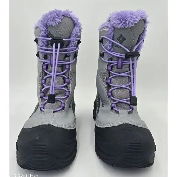 Columbia Winter Boots 400G Insulation Waterproof Bugaboot Plus IV Youth Girls 6 - Picture 5 of 8